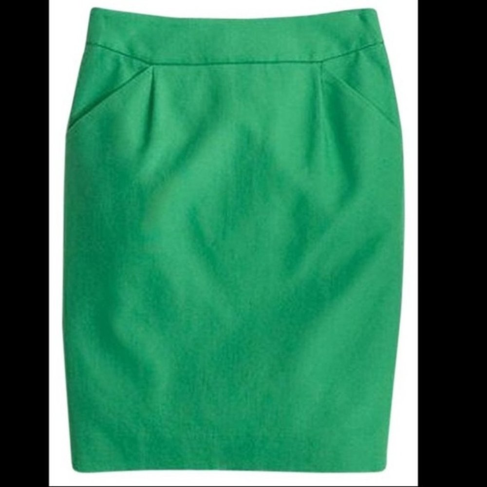 J. Crew Factory Pencil Skirt - Double Serge Cotton
